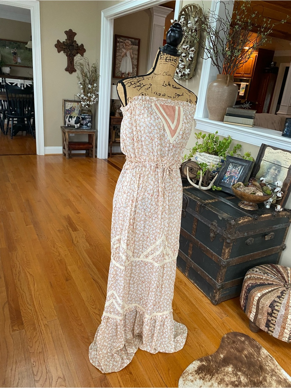 Luca Couture Strapless Maxi Dress - Picture 5 of 8